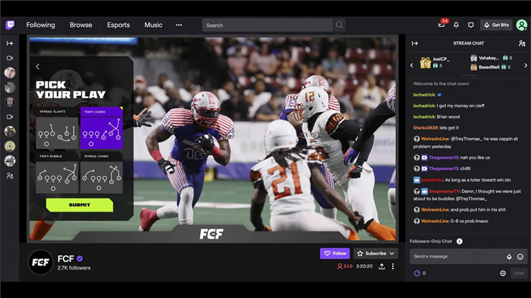 Football live streams