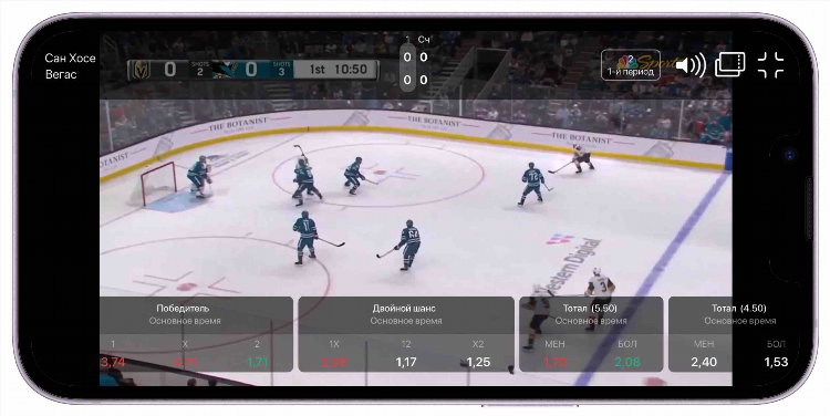 Sportcast хоккей нхл online
