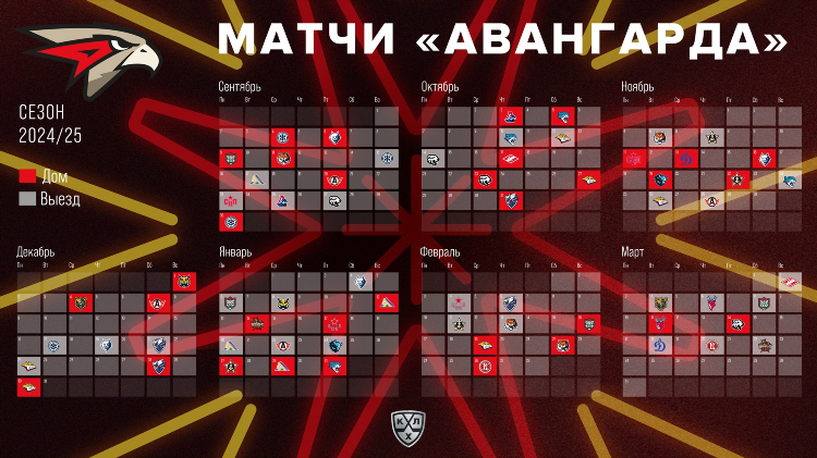 Таблица кхл расписание матчей