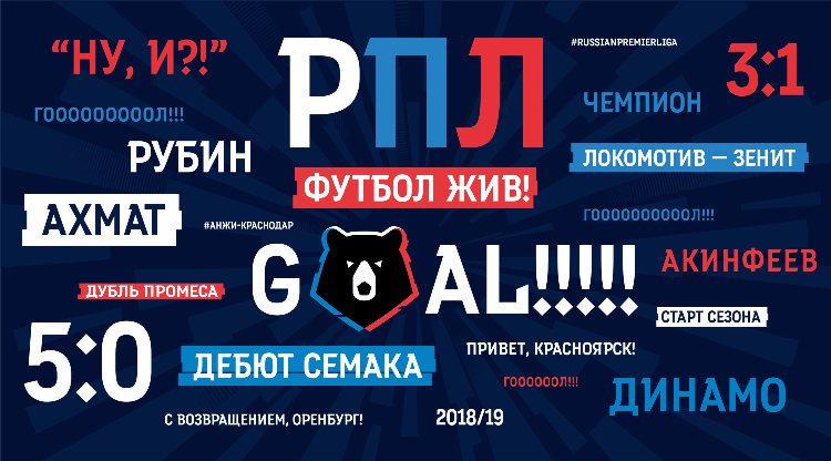 Таблица по футболу премьер лига россии